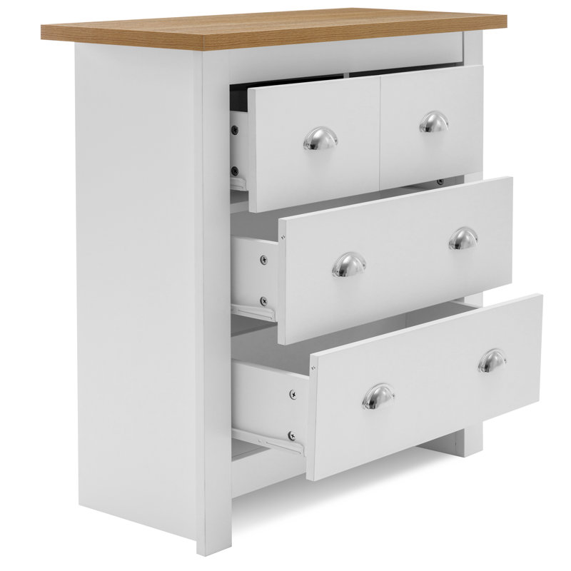 Baeli 3 Piece Bedroom Set, White