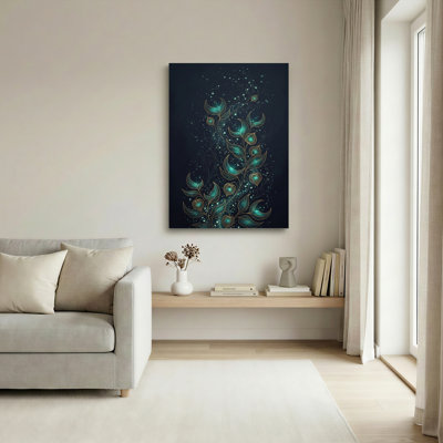 Ensemble de 1 tableau sur toile « Vigne étoilée »
