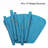 4Pcs 13" Wedge Placemat Heat Resistant Placemats
