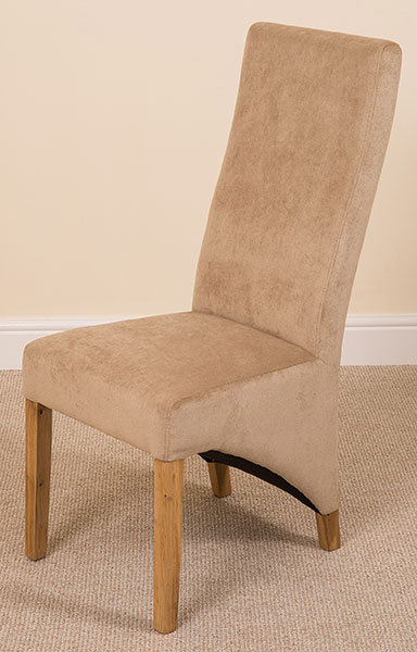 Millicent 48cm H Upholstered Side Chair, Beige