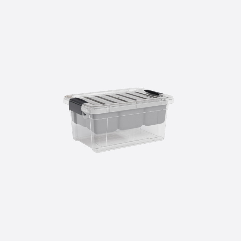 Superio Storage Container Organizing Bin with Removable Tray Plastic Tools, Sewing, Crafts Box, 6.5 Qt.