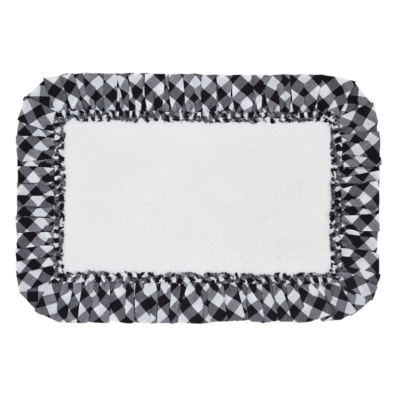 Tapis de bain Annie, L 20 po x L 30 po, Noir champêtre