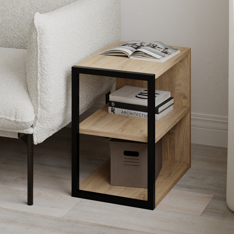 Seick End Table, Sapphire Oak