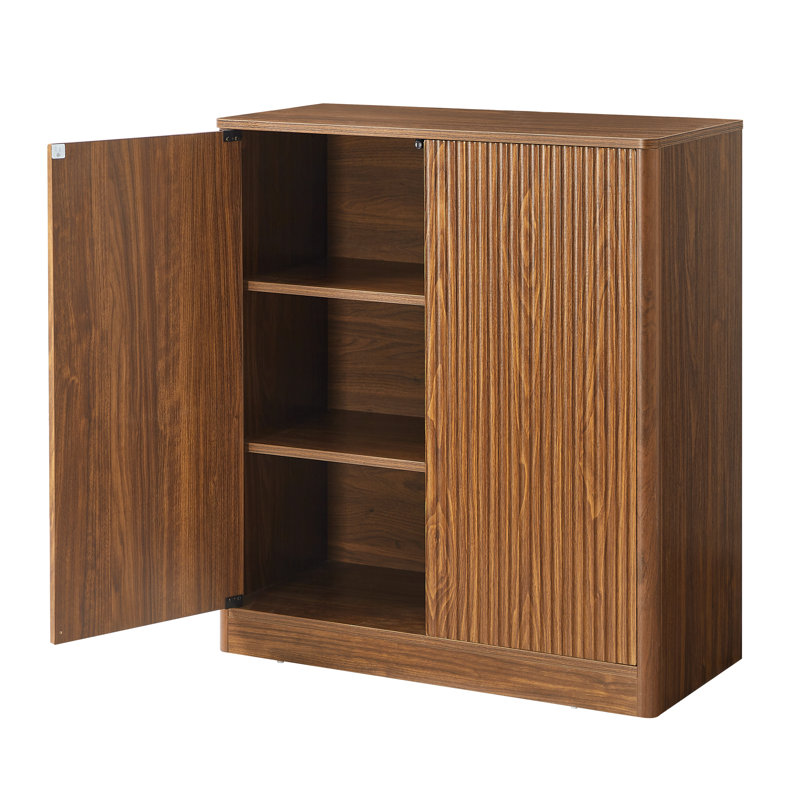 Buffet 34,3 po Modern, Noyer