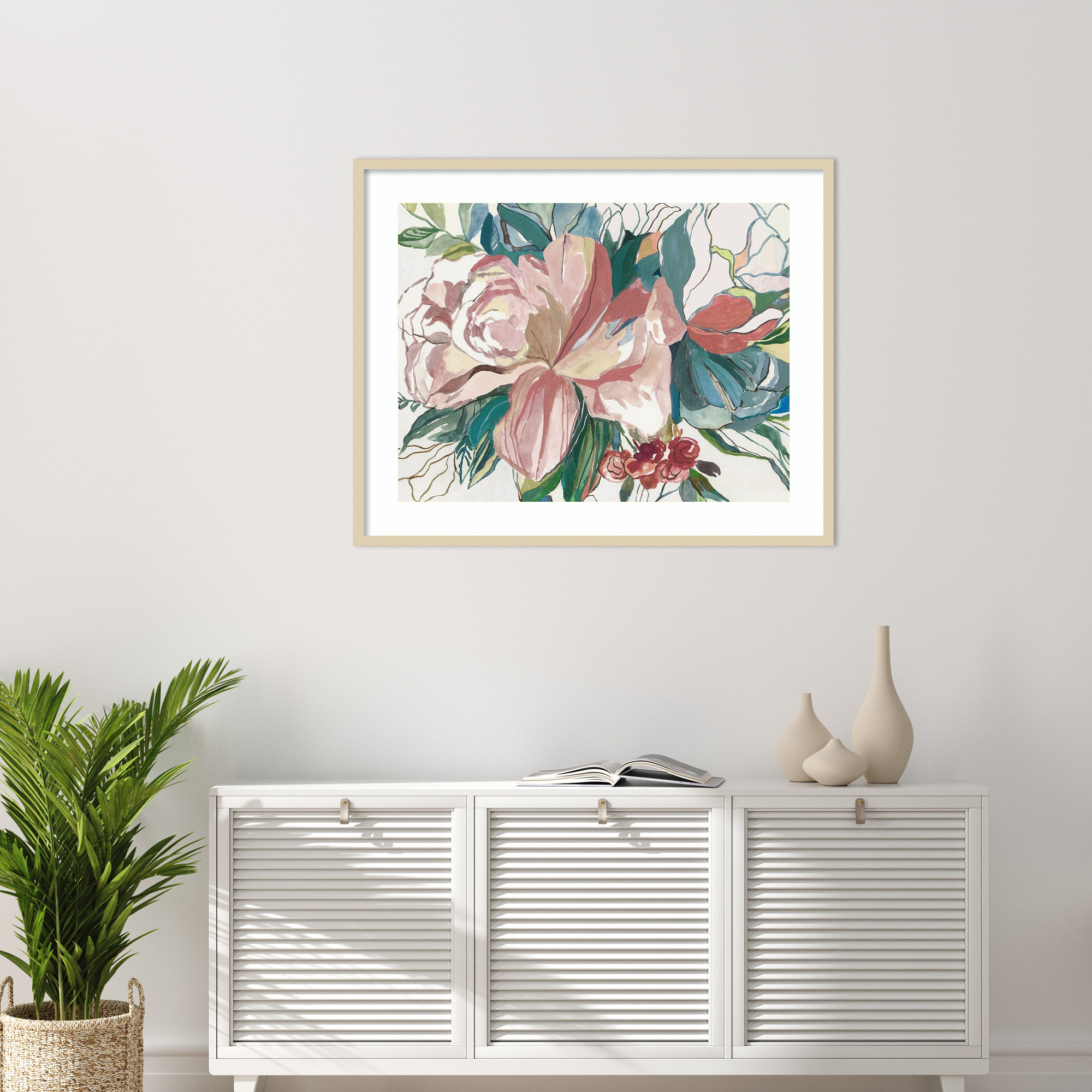 Lark Manor™ Classic Flower II by Asia Jensen Wood Framed Wall Art Print ...
