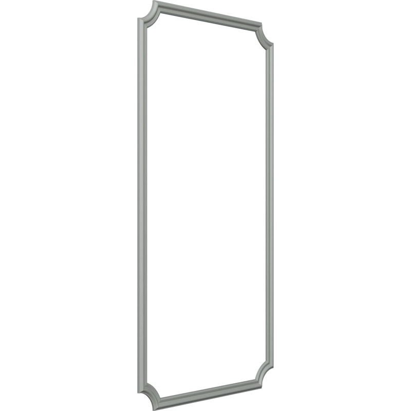 Ensemble de moulure de panneau Seville, L 31 po x H 62 po, Simple