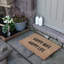 Overbey Happy Wife Happy Life 40 x 60cm Non-Slip Indoor Outdoor Door Mat