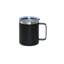 Tasse de voyage en acier inoxydable 12 oz avec poignée - bleu-98582402