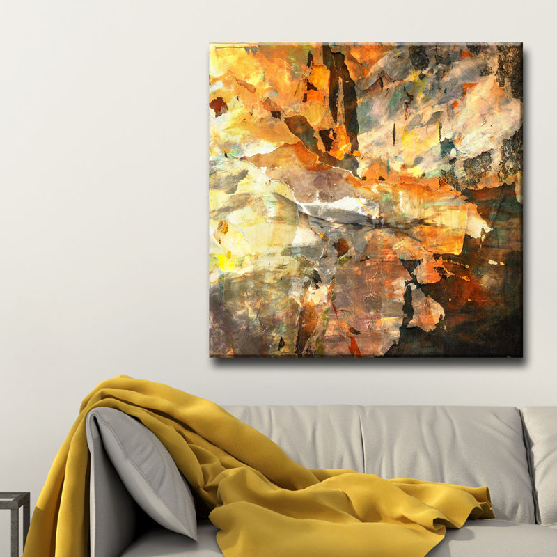 « abstract abs i », ensemble de 2 reproductions d’art sur toiles, H 40 po x l 20 po x P 1,5 po