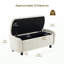 Banc de rangement capitonné 46,5 po Modern-1658481936