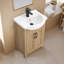 Ensemble de meuble-lavabo simple l 24 po Boesch-142489856