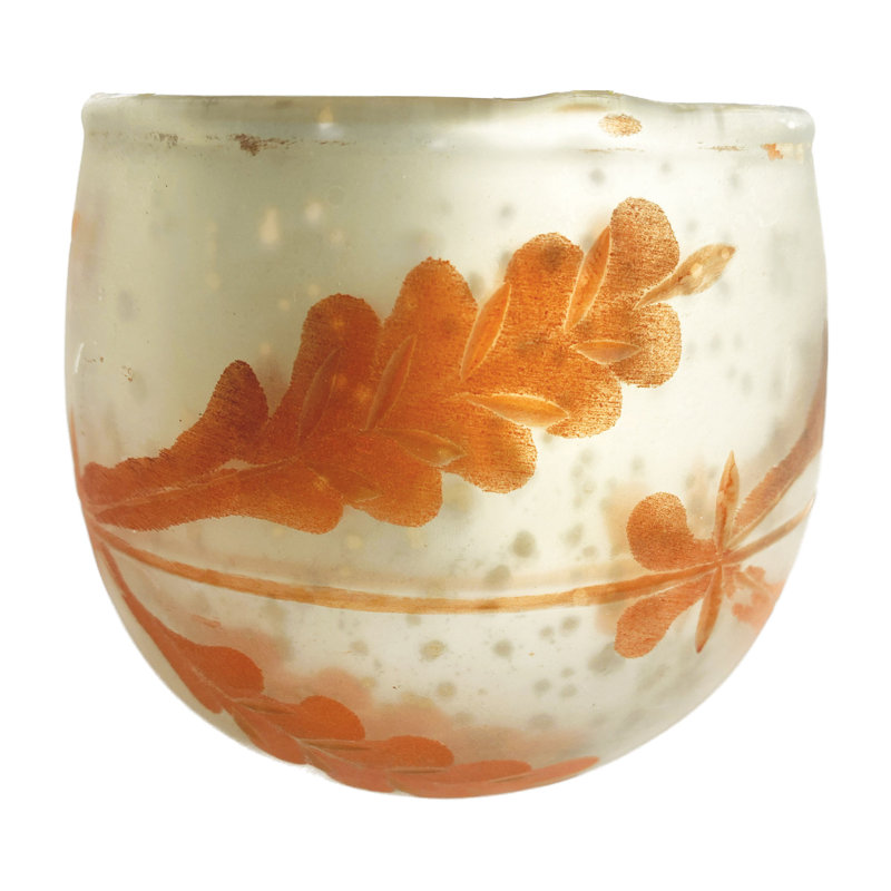 Etched Mercury Glass Tealight/Votive Candleholder