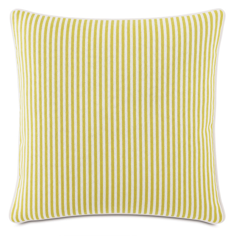 Villa Square Indoor/Outdoor Pillow Cover & Insert, Lemon