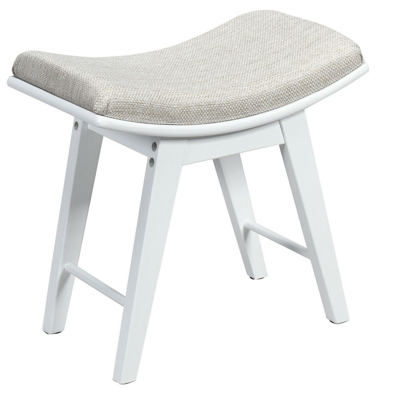Tabouret de coiffeuse filebrook, Blanc