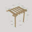 Ciccio Manufactured Wood Pergola-1264618091-1264618071