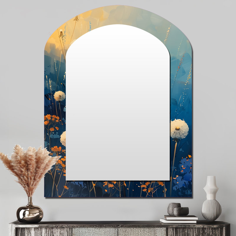 Pissenlit blanc blanc, 43 po x 33 po