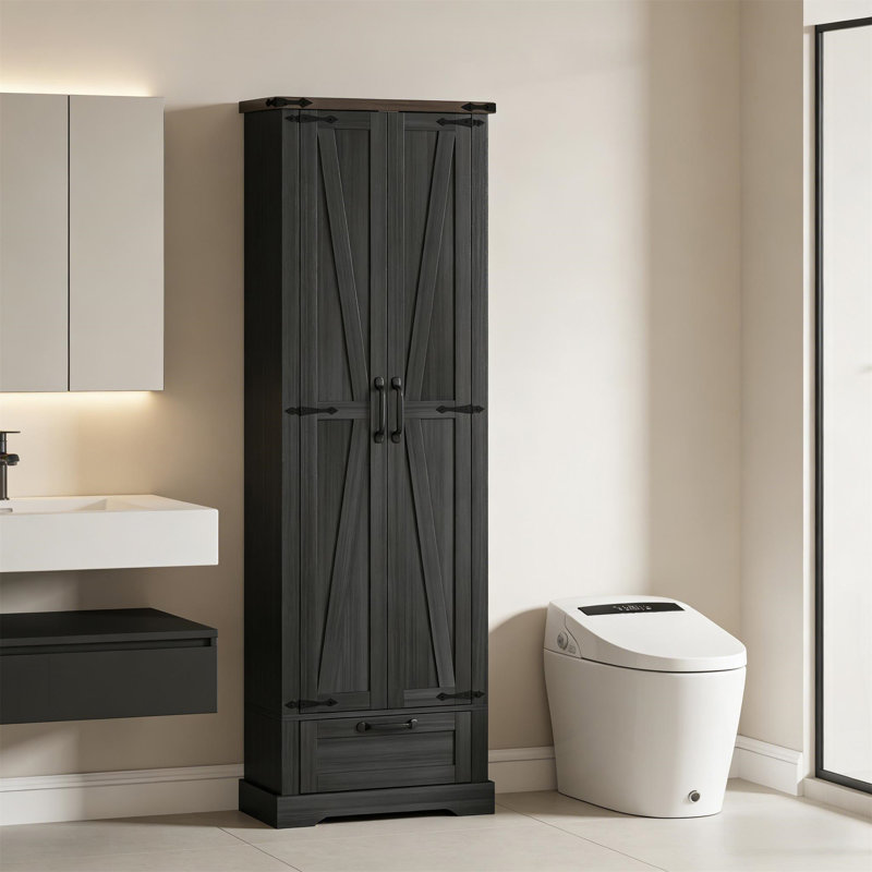 Armoire de rangement Elegant, Noir