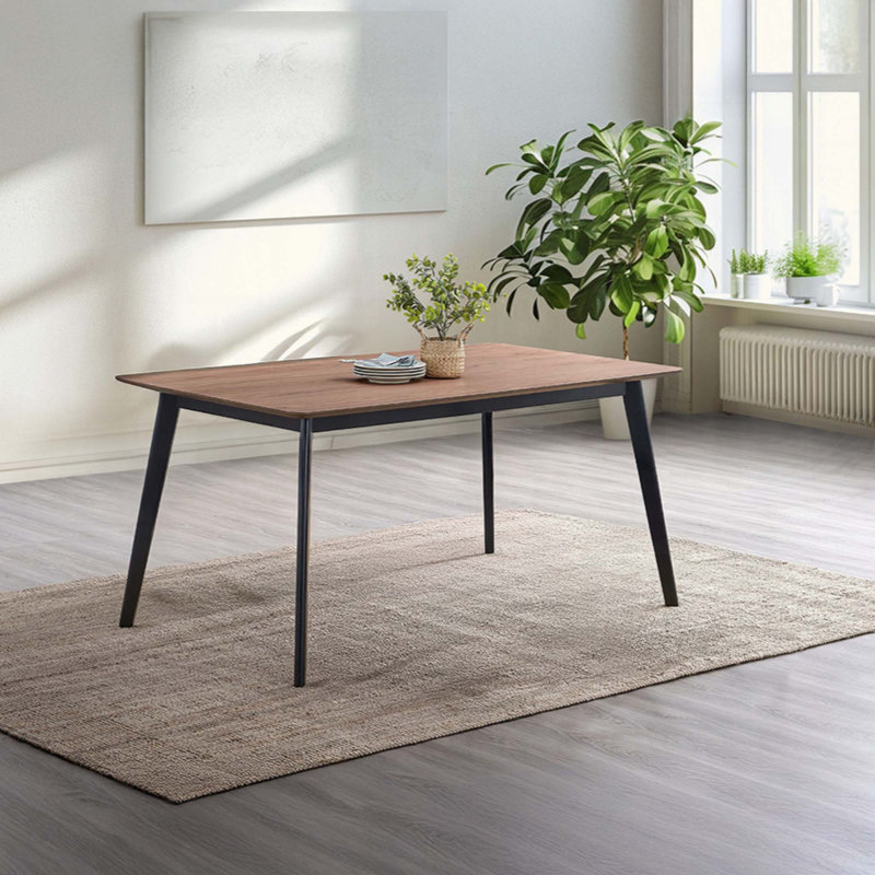 Table de salle à manger contemporaine 5 pièces et 4 chaises d'appoint