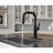 Pull Down Single Handle Kitchen Faucet-90212874