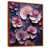 Toile avec cadre flottant brun