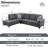 Bawan 103.5 " Faux Leather L-Shaped Sectional-2029014198-2029014204