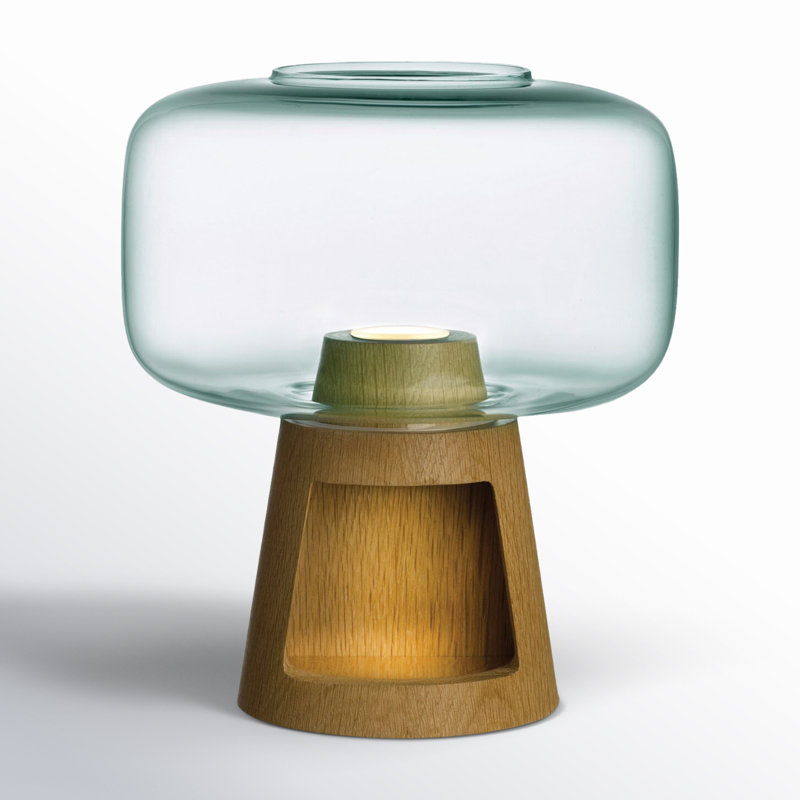 Tree Solid Wood Novelty Lamp, Green