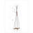 Reclaimed Wood And Metal Freestanding Coat Rack With Hooks Use In Bedroom, Living Room