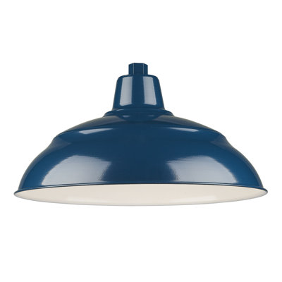 Alapaha 9.25'' H Metal Bowl RLM Shade