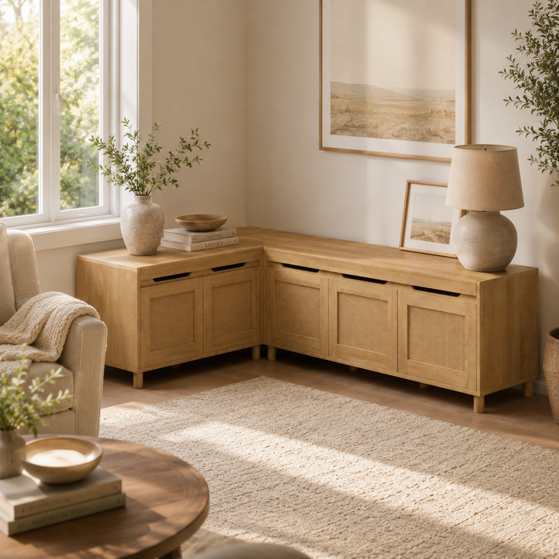 Banc d'angle en L 47,2 po