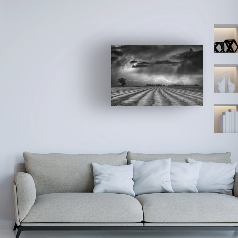 Œuvre sur toile «bolivette», H 12 po x l 19 po