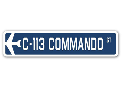 Plaque de rue Bexley C-113 Commando Air Force