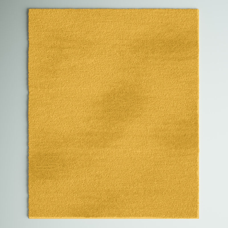 Tapis jaune Kianna, Rectangle 9 pi x 12 pi