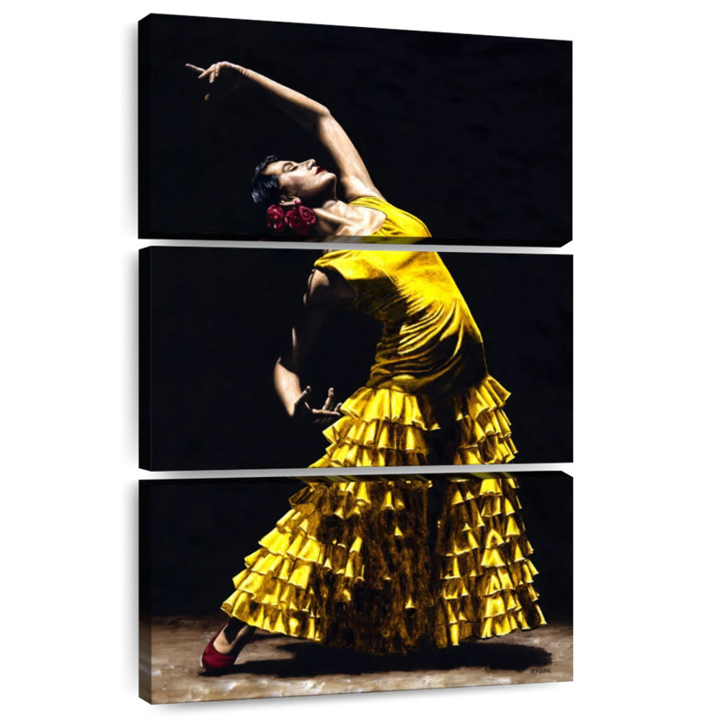 Enn Un Momento Intenso Del Flamenco, H 57 po x l 36 po