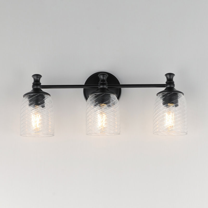 Swirl-Bath Vanity, Black