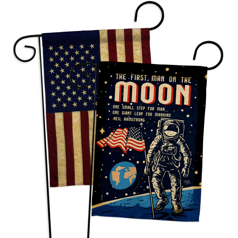 Double Sided 18.5'' H x 13'' W Polyester Garden Flag