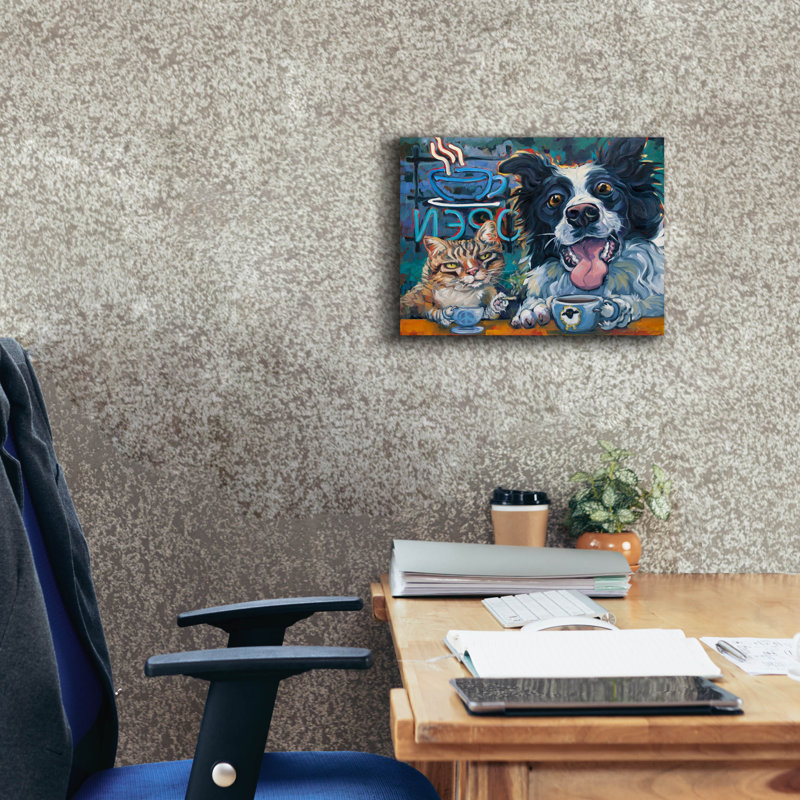 «Lude Manor ™« Dude Chill 2 »par CR Townsend, art mural sur toile, H 12 po x l 16 po x P 0,75 po