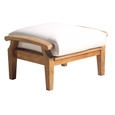 Lowery Teak Outdoor Ottoman