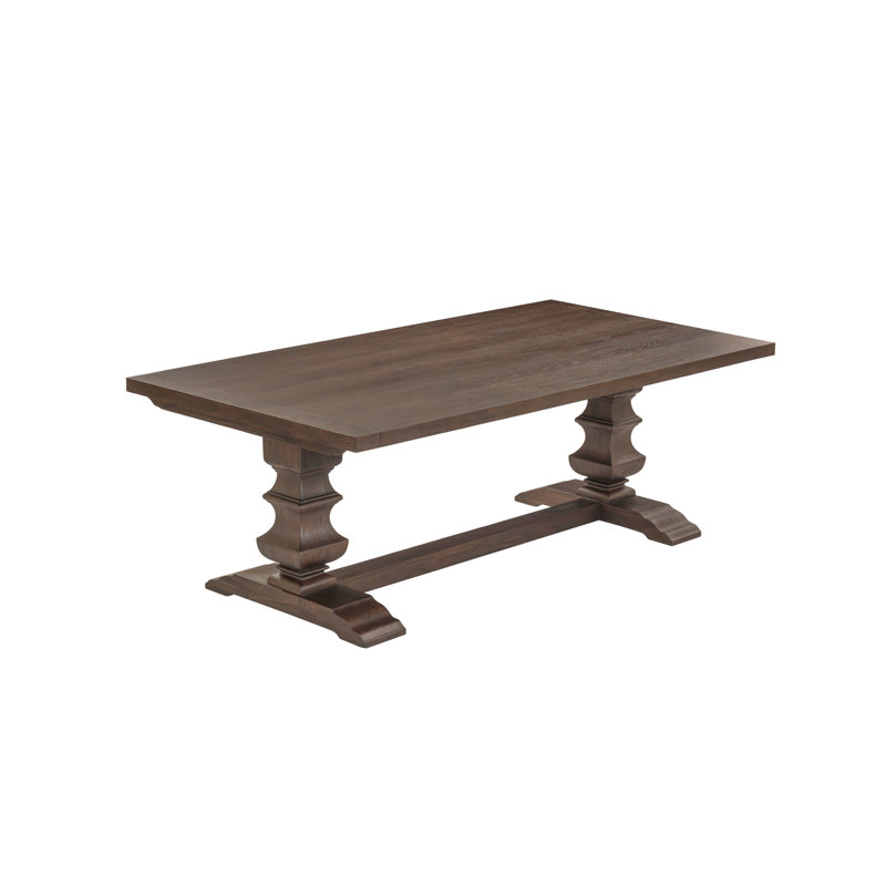 Emerson Dark Brown Wood Extendable Dining Table