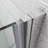 34"-35 1/2" W x 72" H Bi-Fold Frameless Shower Door with Clear Glass-81830818