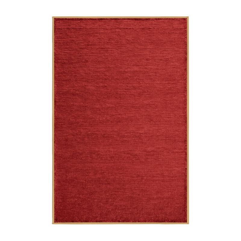 Machine Washable Solid Brown Area Rug, Tapis de couloir 2 pi x 5 pi
