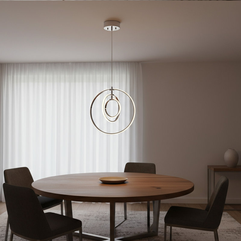 Luminaire suspendu à Globe unique à 2 lumières DEL Hemsley