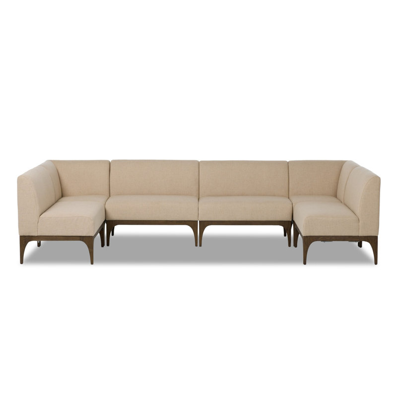 Banquette de salle à manger Ellington, 34.25"H x 137"W x 68.5"D