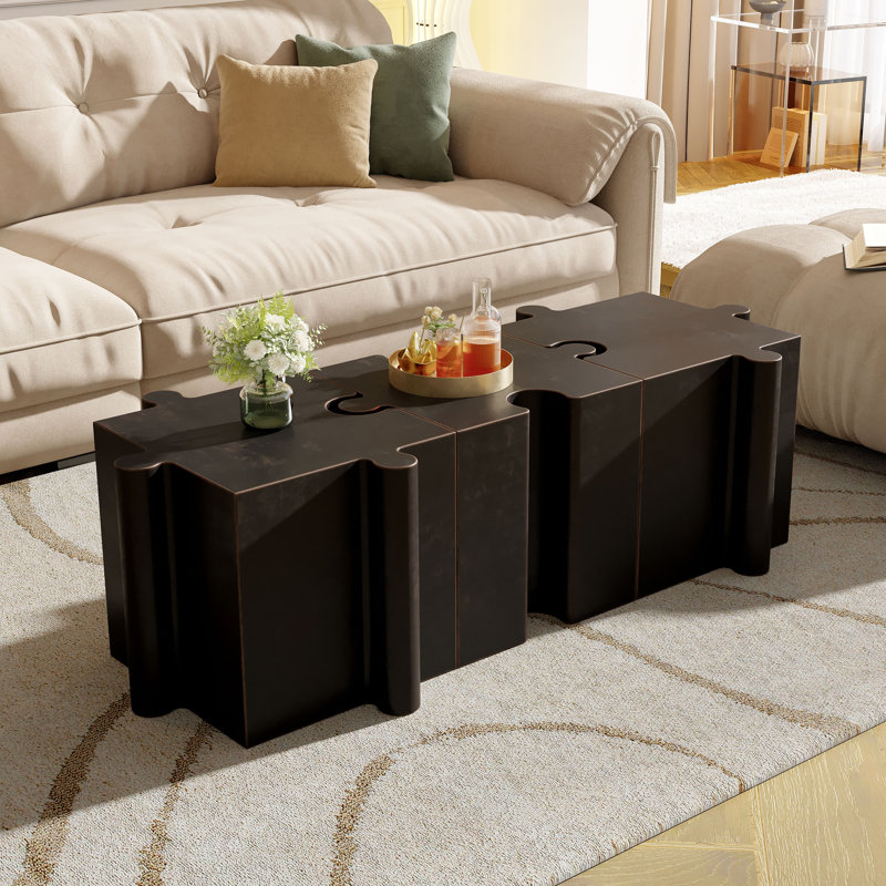 Table d'appoint Art, Cuivre antique-1