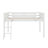 Twin size Wood Low Loft Bed with Ladder-96998021
