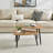 Jisella 2 Piece Semi Nesting Asymmetric Coffee Table Set-804233845