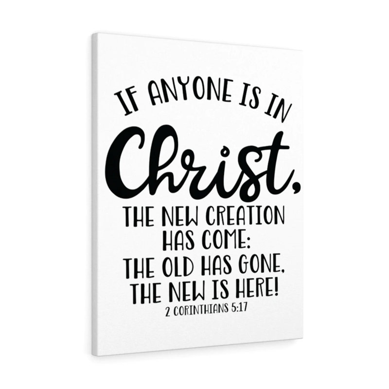 Is In Christ - Wrapped Canvas Print, 41cm H x 30cm W