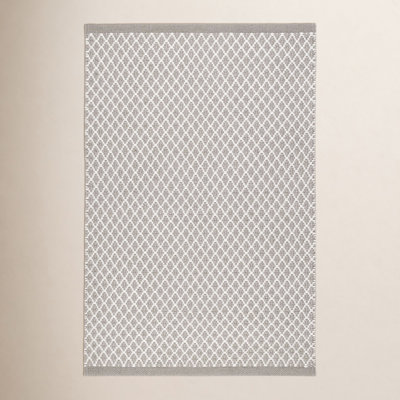 Mainsail Grey Hand-Woven Geometric Outdoor Rug