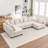 Kempson 6 - Piece Upholstered U-shaped Modular Sectional Sofa-133224217