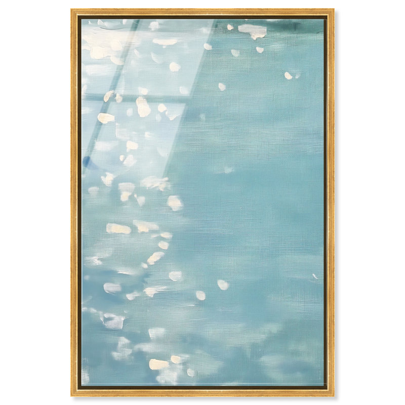 Lights on the Water II High-Gloss Frameless Acrylic Glass Wall Art Abstract Print by Oliver Gal, Ready to Hang, 10 x 15