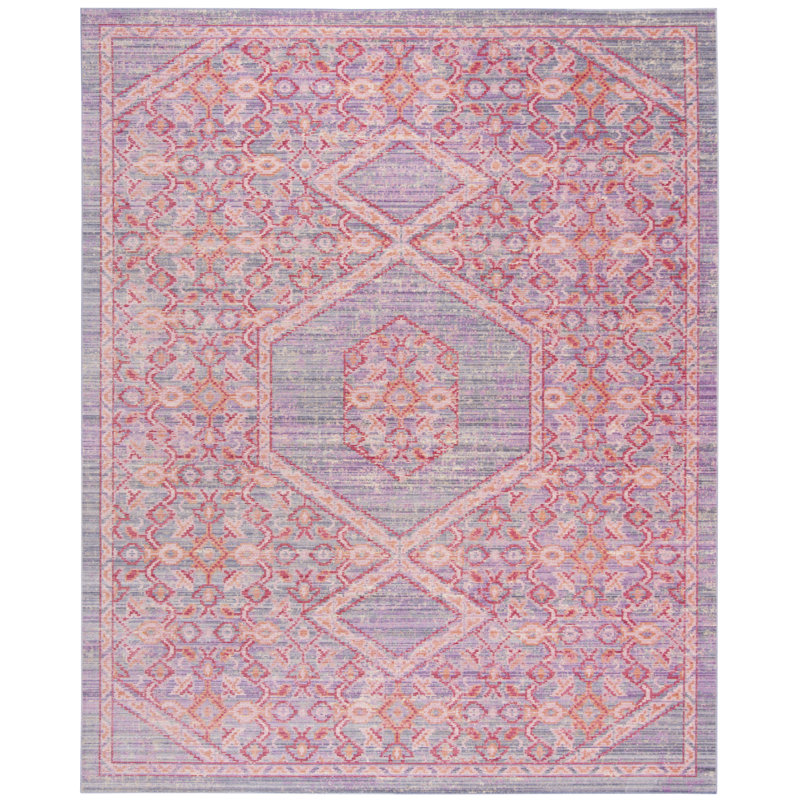 Trowbridge Oriental Cotton Hand Woven Area Rug, Rectangle 122 x 183 cm